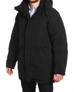 Куртка пуховая удлиненная 12207 - Black (Фото 11)