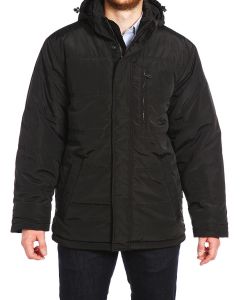 Куртка средней длины на утеплителе Холлофайбер® 14201 - Black (Фото 9)
