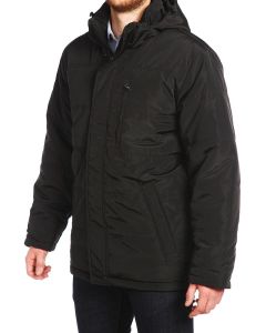 Куртка средней длины на утеплителе Холлофайбер® 14201 - Black (Фото 10)
