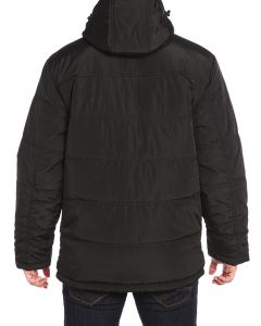 Куртка средней длины на утеплителе Холлофайбер® 14201 - Black (Фото 11)