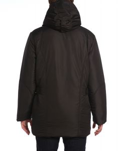 Куртка удлиненная на утеплителе Холлофайбер® 14421 - Black (Фото 2)