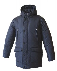 Куртка удлиненная на утеплителе Холлофайбер® 14421 - Navy (Фото 3)