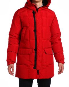 Куртка пуховая удлиненная 199414 - Urban Red (Фото 12)