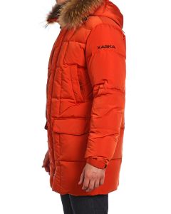 Куртка пуховая удлиненная 199414 - Dark Orange (Фото 23)