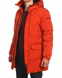 Куртка пуховая удлиненная 199414 - Dark Orange (Фото 27)