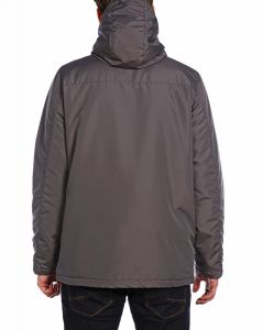 Куртка средней длины на утеплителе 15508 - Dark Grey (Фото 10)