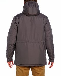 Куртка средней длины на утеплителе 15510 - Dark Grey (Фото 9)