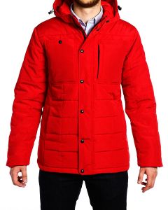 Куртка средней длины на утеплителе 17506 - Urban Red (Фото 4)
