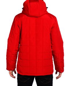 Куртка средней длины на утеплителе 17506 - Urban Red (Фото 5)