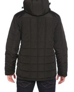 Куртка средней длины на утеплителе 17506 - Black (Фото 13)