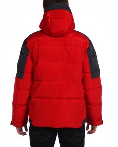 Куртка пуховая средней длины 16509 - Urban Red/Night Graphite (Фото 6)