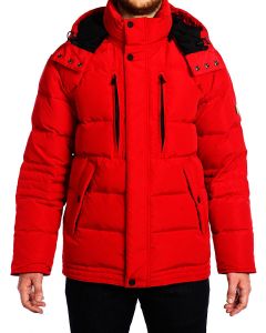 Куртка пуховая средней длины 15503 - Urban Red (Фото 5)