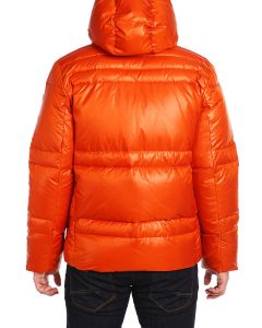 Куртка пуховая короткая 15507 - Dark Orange (Фото 8)