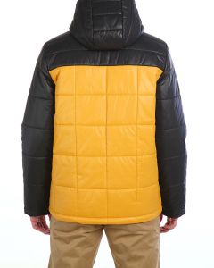 Куртка короткая на утеплителе 16603 - Black/Yellow (Фото 7)