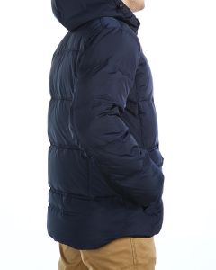 Куртка пуховая средней длины 16615 - Navy (Фото 2)