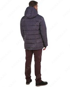 Куртка пуховая средней длины 17701 - Graphite (Фото 10)