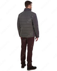 Куртка короткая на утеплителе 17714 - Grey (Фото 2)
