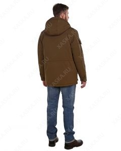 Куртка средней длины на утеплителе 17715 - Forest ranger (Фото 3)