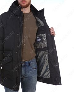 Куртка пуховая удлиненная 199705 - Black (Фото 12)