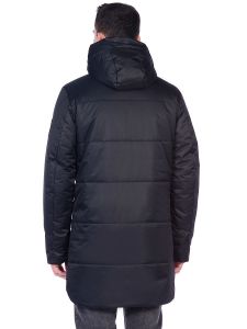 Пальто на утеплителе 200201 - Black (Фото 3)