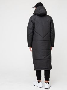 Пальто на утеплителе 200217 - темно-серый (Фото 10)
