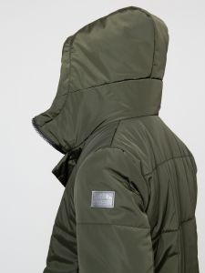 Куртка на утеплителе 200219 - Хаки (Фото 9)